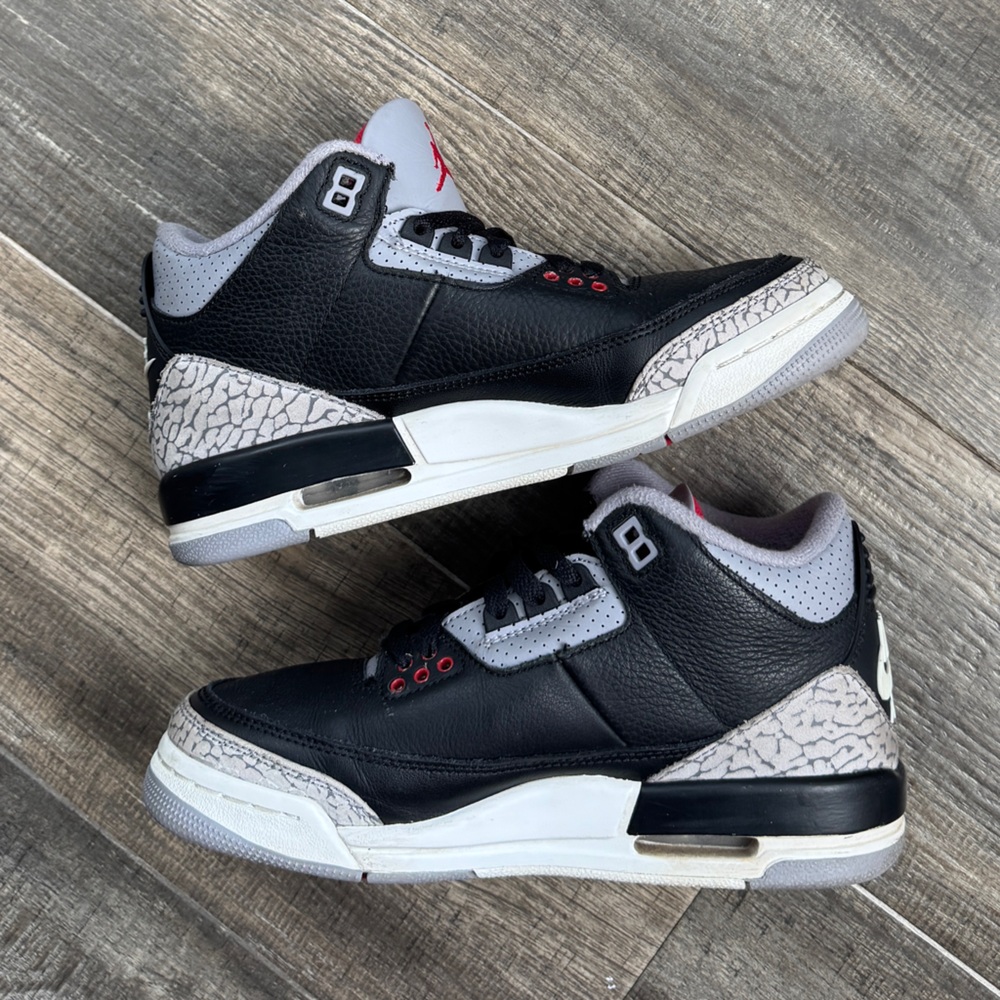 Jordan 3 retro black cement 5 6.5 - Picture 2 of 7
